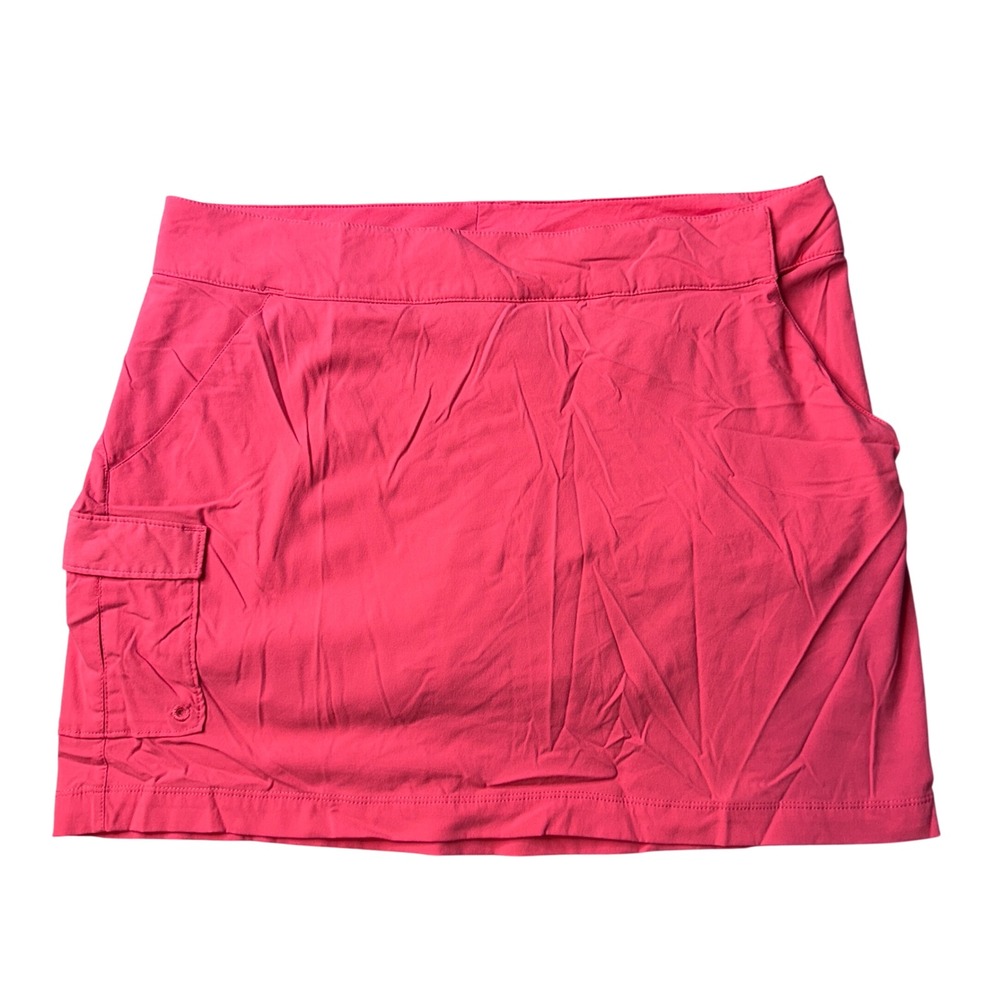 Columbia Skort Womens 10‎ Pink PFG Performance Fishing Cargo Stretch Activewear